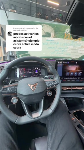 Respuesta a @Ivanovich2708 comando de voz para activar modo Cupra #cupra #autos