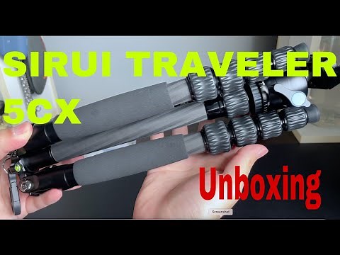 SIRUI Carbon Fiber Traveler 5CX Unboxing (4K)