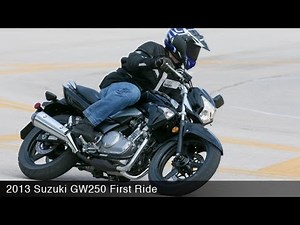 2013 Suzuki GW250 First Ride - MotoUSA