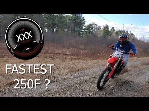 How fast is a 2019 CRF250R (TOP SPEED)