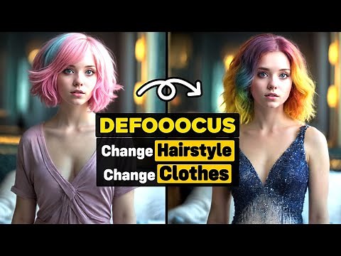 All in one AI Image Tool | Change Clothes and Hairstyle for Virtual Influencer with Defooocus AI
