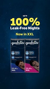 Overnight protection to help keep kids dry when nighttime accidents happen. | Goodnites | Facebook
