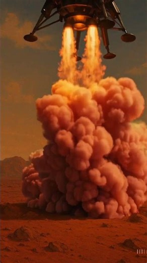 Mars Spacecraft Liftoff 🚀🔥 | Cinematic Sci-Fi Short | Royalty Free Footage