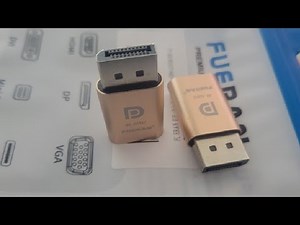 FUERAN HDMI 2 1 Dummy Plug 4K@120Hz Virtual Display Emulator, Headless Adapter, HDMI Display Adapter