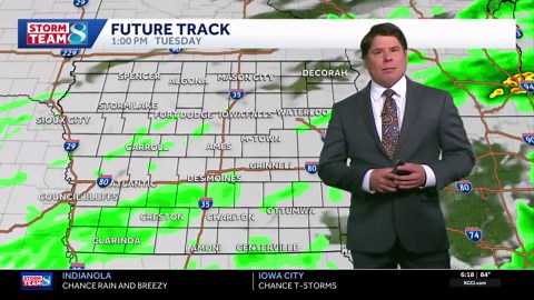 Iowa weather: Isolated strong storms Monday night with more rain and storms this week