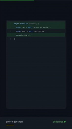 Async/await explained simply 🚀