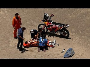 Sunderland crashes out of 2018 Dakar Rally