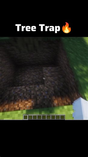 Minecraft Tree Trap💀
