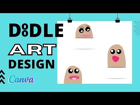How to create your Doodle Art with Canva | Canva tutorials 46