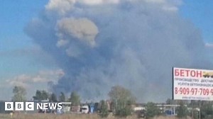 Large explosion at Russian ammunition depot east of Moscow