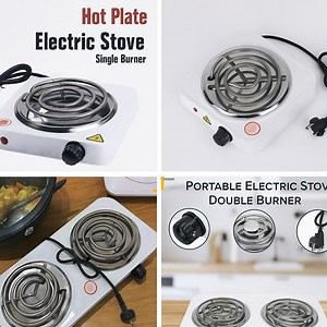 Single/Double Burner Electric Hot Plate Stove Price : Rs 1099/-(Single Burner) (1000W) Price : Rs 1599/-(Double Burner) (2000W) Call/whatsapp : 980-2543359 Contact : 980-2543361 Product details of Single Burner Electric Hot Plate Stove 1000W The image provided here is only for reference purpose. Actual product packaging and materials may contain more and different information than what is shown on our app or website. We recommend that you do not rely solely on the information presented here and 