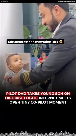 INDIANS on Instagram: "An Indian pilot recently won hearts online after taking his young son on his very first flight, creating a touching father-son moment. The child’s wide-eyed excitement and curiosity as he sat near the cockpit controls instantly went viral. Netizens were delighted by the pure joy and bonding on display, calling the boy an “absolute joy” and dubbing him a “tiny co-pilot” who briefly stole the spotlight in the skies. Source: IG/ @healthcoachguna @capt_khanna"