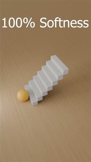 Oddly Satisfying Soft Body Physics Simulation 😍 | Blender 3D#simulation