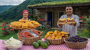 6.9K views · 146 reactions | The BEST Homemade Bagels with Avocado and Salmon! Village Recipe | Cooking | Facebook