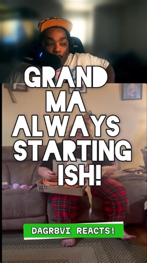 DaGr8Vi on Instagram: "😭 Grandma Always Starting ISH! Grandma wake up EVERY morning and choose chaos 😂 Arguing with the TV, beefing with neighbors, mad about something that happened in 2003 💀 She don’t need coffee — she run on pure attitude and old memories. You can literally be minding your business and she’ll create a problem outta thin air 😭 But we love her though… even when she starting ish for NO reason. 💬 Who else grandma stay ready to argue? 👍 Like for funny family moments 🔔 Subscr