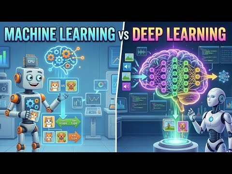 Machine Learning vs Deep Learning! 🤖 AI Explained!