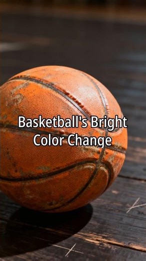 Fun Facts: Basketball's Bright Color Change!