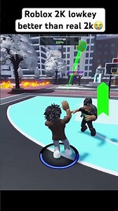 Roblox 2K lowkey better than real 2k #nba2k26 #2k26 #2k