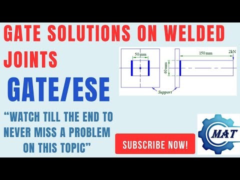 Lec 9 GATE solutions on Welded joints