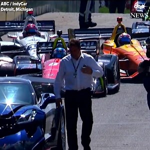 314K views · 1.9K reactions | Frightening video shows a Pace Car crashing at an IndyCar race in Detroit, Michigan. The Corvette that crashed was being driven by a General Motors executive, who was not seriously injured. https://abcn.ws/2LiWP2q | ABC News | Facebook