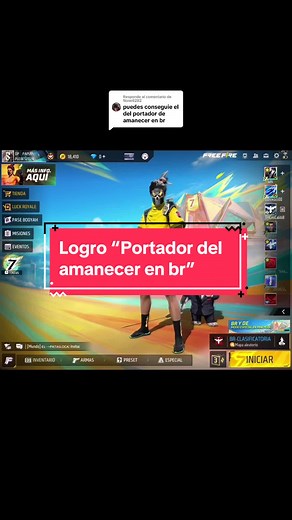 Cómo sacar el logro ‘Portador del amanecer’ en Free Fire