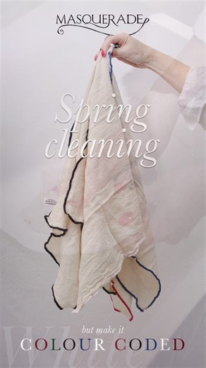 Colour code your cleaning with the best dusting cloths ever! These cloths are super-soft and won’t shrink. Each colour can be used for a different “job” or be designated to a certain area in the house. | Masquerade