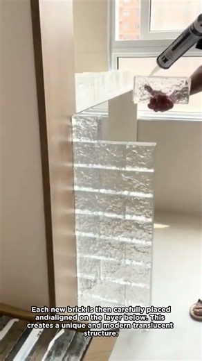 Building a Modern Transparent Brick Wall