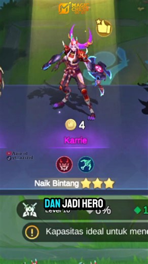 SEBERAPA OP? HERO KARRIE HARGA 4 GOLD SEASON 6 #MagicChessGoGo #MCGGIDCreators
