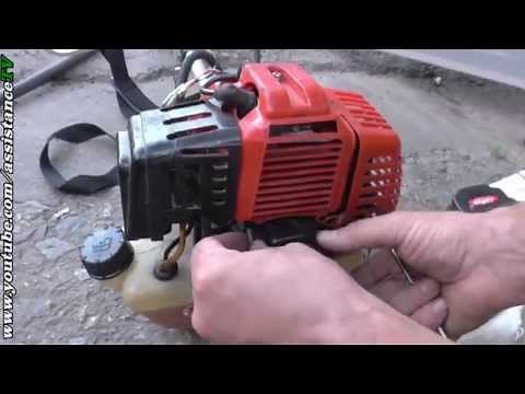 Бензокоса / Замена пускового механизма на бензокосе