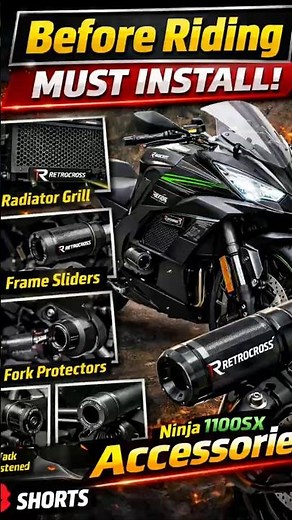 Ninja 1100SX MUST-HAVE Accessories 🔥 | Protect Your Superbike (Kawasaki Authorized Install)