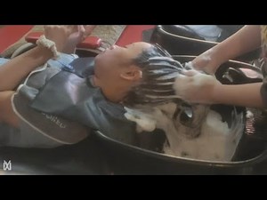 #58 HAIR WASH HEAD MASSAGE #hairwash #headmassage #facemassage #MY REAL CUSTOMER.