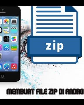 cara membuat folder zip di android