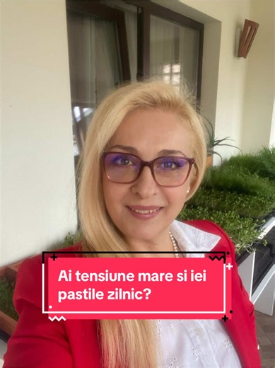 Ai tensiune mare si iei pastile zilnic? Tensiunea crescuta e un semn, nu o boala. #nutritie #detox #oboseala #hipertensiune #adrianaolteanu