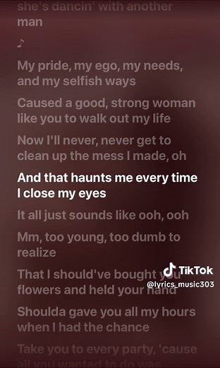 Bruno Mars Song - When I Was Your Man (Lyrics Video)