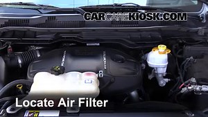How to Change Engine Air Filter: 2015 Ram 1500 Laramie Longhorn 3.0L V6 Turbo Diesel