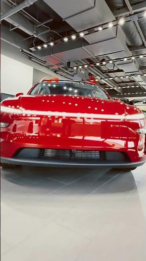 2026 Tesla Model Y Juniper in Ultra Red — Glossy Exterior Walkaround