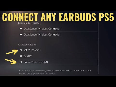 How to Connect ANY Bluetooth Headphones or Earbuds (Headset) To PS5 Without Adapter
