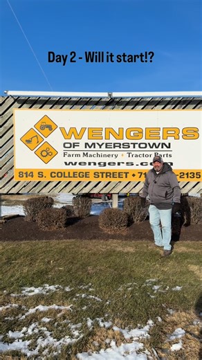 Wengers of Myerstown | ✅ Started! The tractors have started two-for-two. What is your guess as we hit single digits this week? #agriculture #tractor... | Instagram