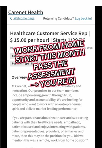 Need a work from home job ASAP? This one is entry friendly, starts this month, and moves fast if you pass the assessment. No experience? Still watch. Need income now? DEFINITELY watch. Step-by-step resume tutorial is in my previous video — stop paying people and do it yourself 🫶🏽 #jobtok #wfhjobs #easyhire #wfhjobs #workfromhome
