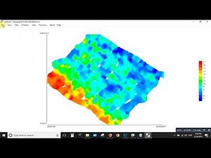 03. Using QuikGrid for converting points coordinates to contour lines