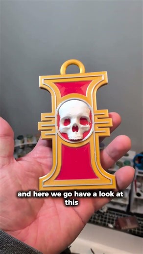 First Multi-color print with AMS 2 Pro! #3dprinting #bambulab #bambulabp1p #warhammer40k