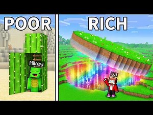 JJ vs Mikey HIDDEN BASE BATTLE in Minecraft!