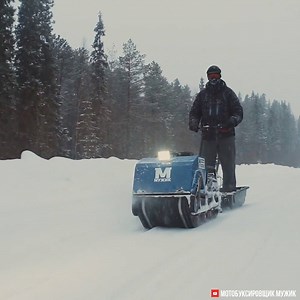 Sledding has never been more fun thanks to this motorized invention.. | Well Done Stuff