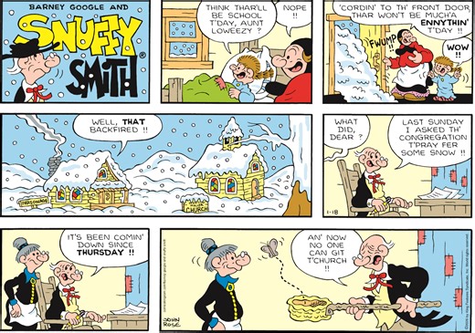 Barney Google And Snuffy Smith Comic Strip 2026-01-18 | Comics Kingdom