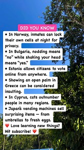 187K views · 1.4K reactions |  Amazing Facts From Around the World #worldfacts #travelculture #didyouknow | Learners | Facebook