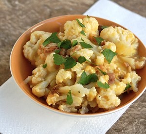 Slow Cooker Cheesy Cauliflower Recipe | Simple Nourished Living