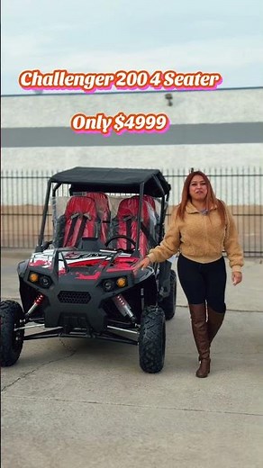 Trailmaster challenger 200 Two Seater and Four Seater in Stock. Automatic with Reverse Adult Size.