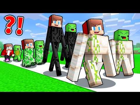 JJ and Mikey: MOBS EVOLUTION CYCLE in Minecraft - Maizen