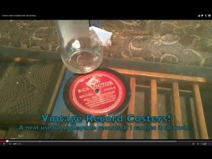 How to make Coasters from old records.
