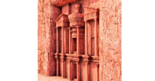 Como a cidade de Petra foi construída?
